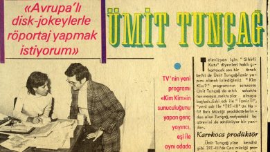 Ümit Tunçağ, TRT Radyo, Ünlü Diskjokeylerle Söyleşi, Megaplus dergisi 39. sayı
