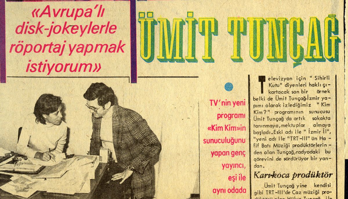 Ümit Tunçağ, TRT Radyo, Ünlü Diskjokeylerle Söyleşi, Megaplus dergisi 39. sayı